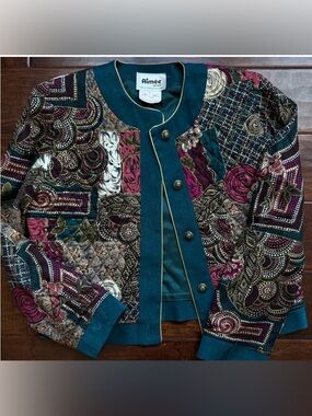 Vintage Aimee Sport Patchwork Jacket - Made in Canada
